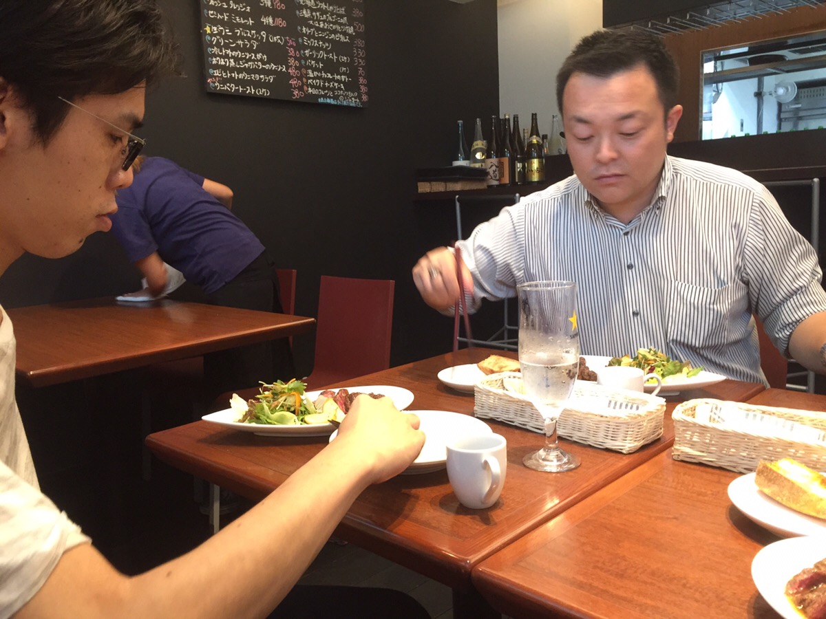 大阪・西天満のステーキ定食